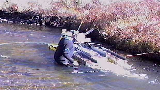 Working the dredge