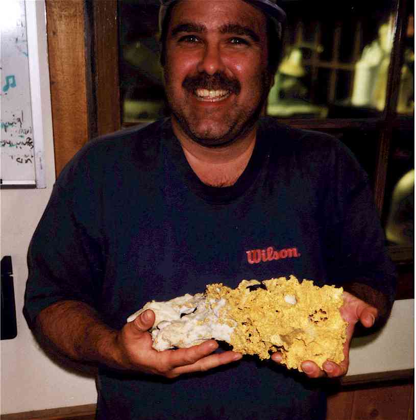 Dave #2 holding "The Whopper"