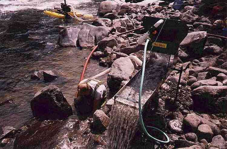 Long arm dredging